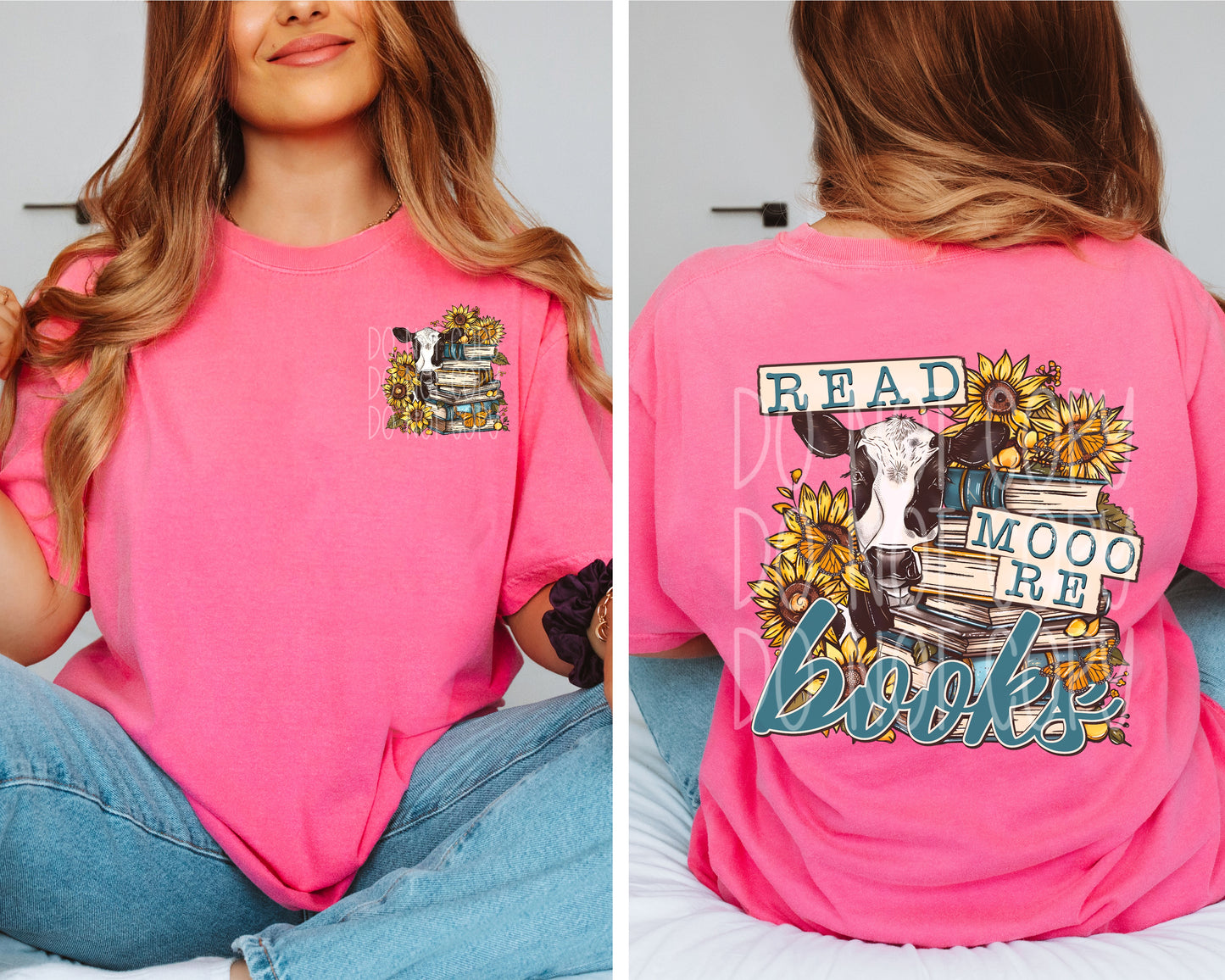 Read More Books DTF Transfer | Trendy Bookish DTF Transfer | High Quality Image Transfers | Ready to Press | Fast Shipping