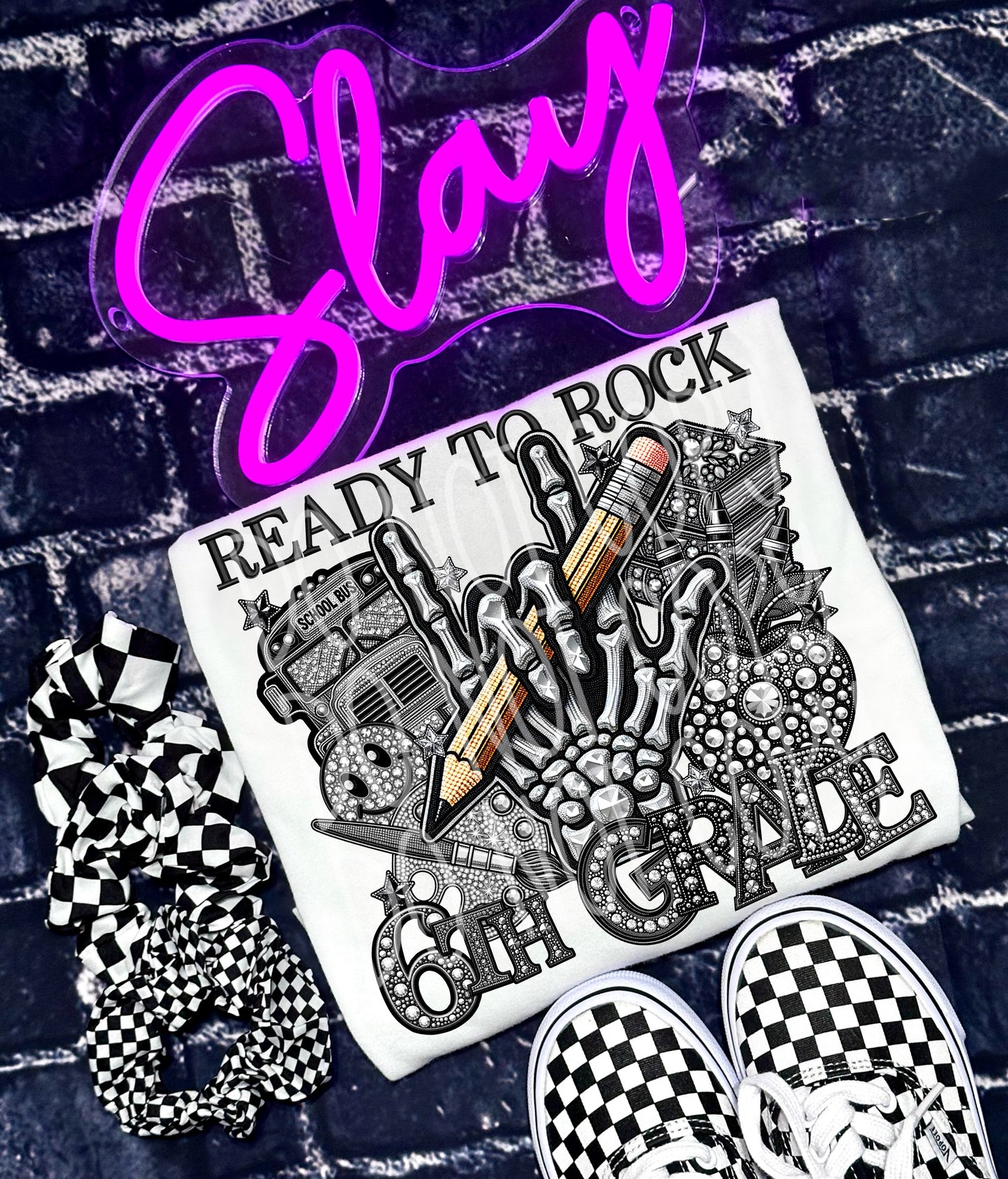 Ready to Rock 6th Grade T-Shirt | Trendy School Shirt | Fast Shipping | Super Soft Shirts