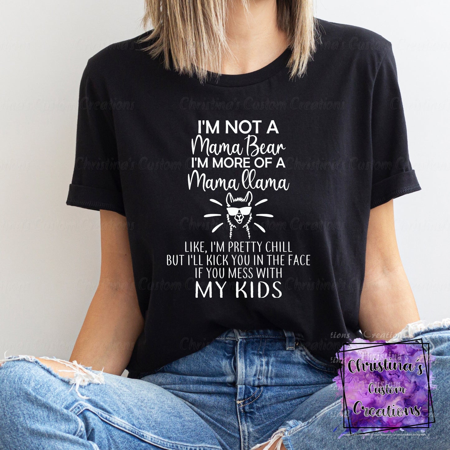 Mama Llama T-Shirt | Funny Mama Shirt | Fast Shipping | Super Soft Shirts for Women | Gift for Mom