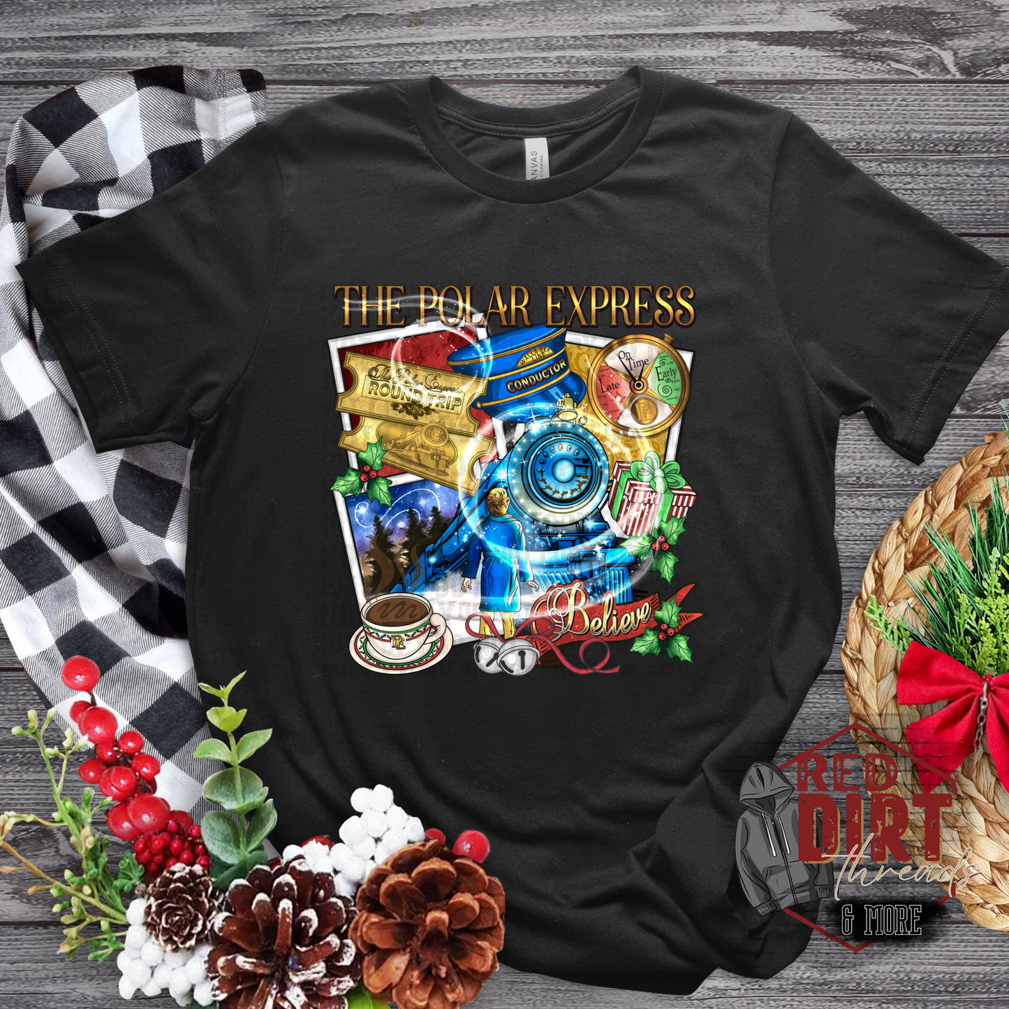 Christmas Train T-Shirt | Trendy Christmas Movie Shirt | Fast Shipping | Super Soft Shirts for Women/Kid's