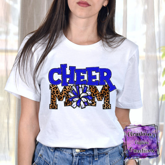 Blue Cheer Mom T-Shirt | Trendy School Spirit Shirt | Fast Shipping | Super Soft Shirts for Men/Women/Kid's | Bella Canvas