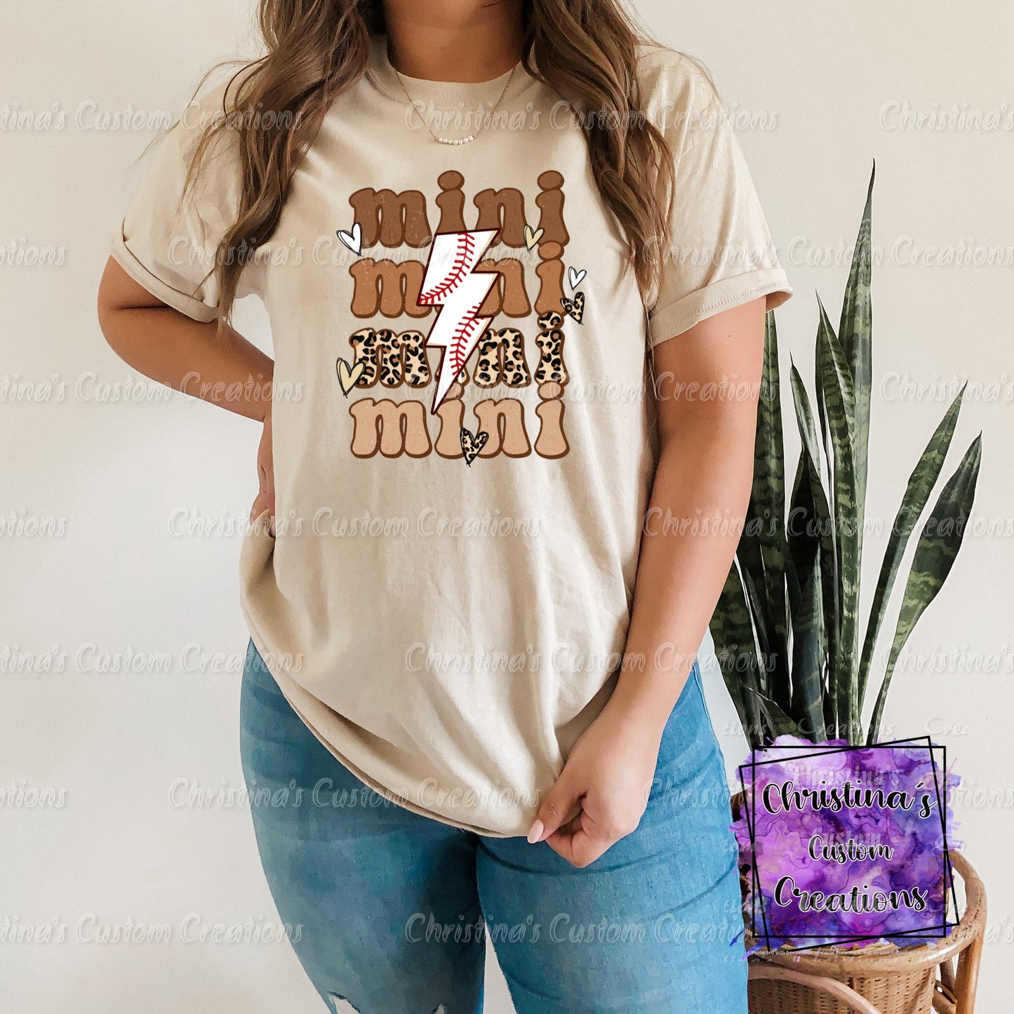 Baseball Mini T-Shirt | Trendy School Spirit Shirt | Baseball Shirt | Super Soft Shirts for Women | Bella Canvas