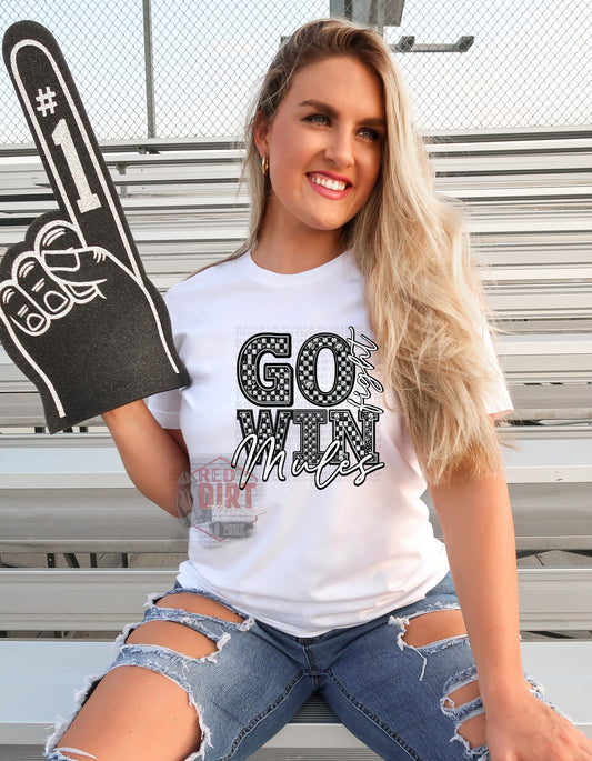 Go Fight Win Mules T-Shirt | Trendy School Spirit Shirt | Fast Shipping | Super Soft Shirts for Men/Women/Kid's | Bella Canvas