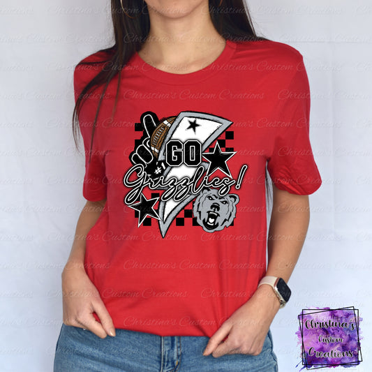 Grizzlies T-Shirt | Trendy School Spirit Shirt | Fast Shipping | Super Soft Shirts for Men/Women/Kid's | Bella Canvas