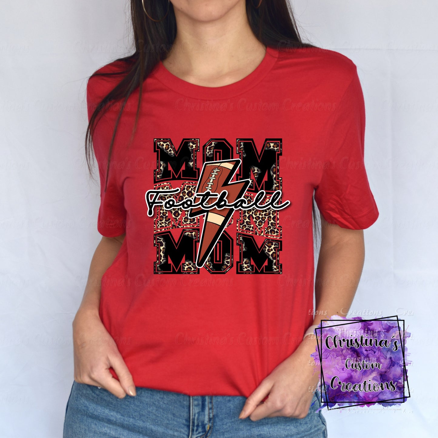 Football Mom T-Shirt | Trendy Football Shirt | Fast Shipping | Super Soft Shirts for Men/Women/Kid's | Bella Canvas