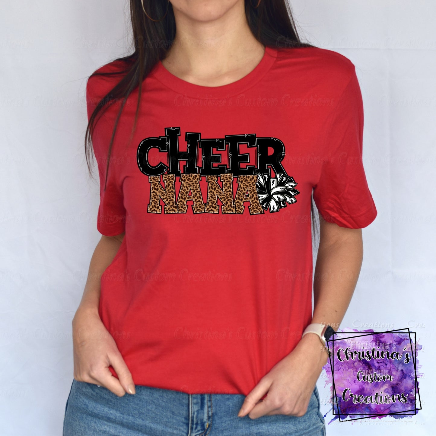 Cheer Nana T-Shirt | Trendy School Spirit Shirt | Fast Shipping | Super Soft Shirts for Men/Women/Kid's | Bella Canvas