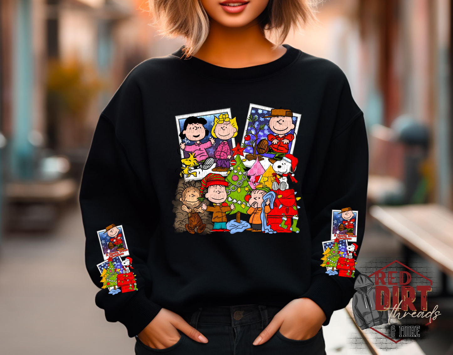 CB Christmas Sweat Shirt | Trendy Christmas Hoodie with Sleeves | Fast Shipping | Super Soft Shirts for Women