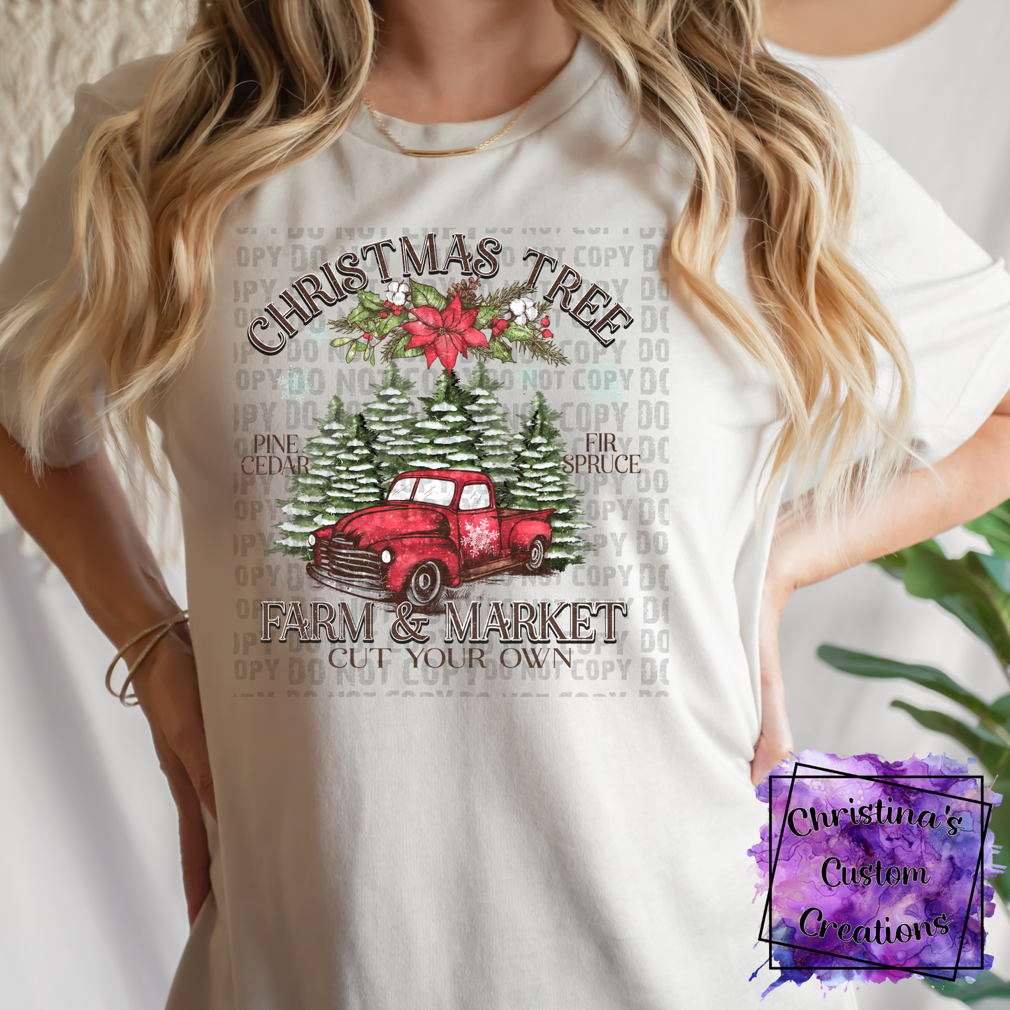 Vintage Christmas Tree Farm T-Shirt | Trendy Christmas Shirt | Fast Shipping | Super Soft Shirts for Women/Kid's