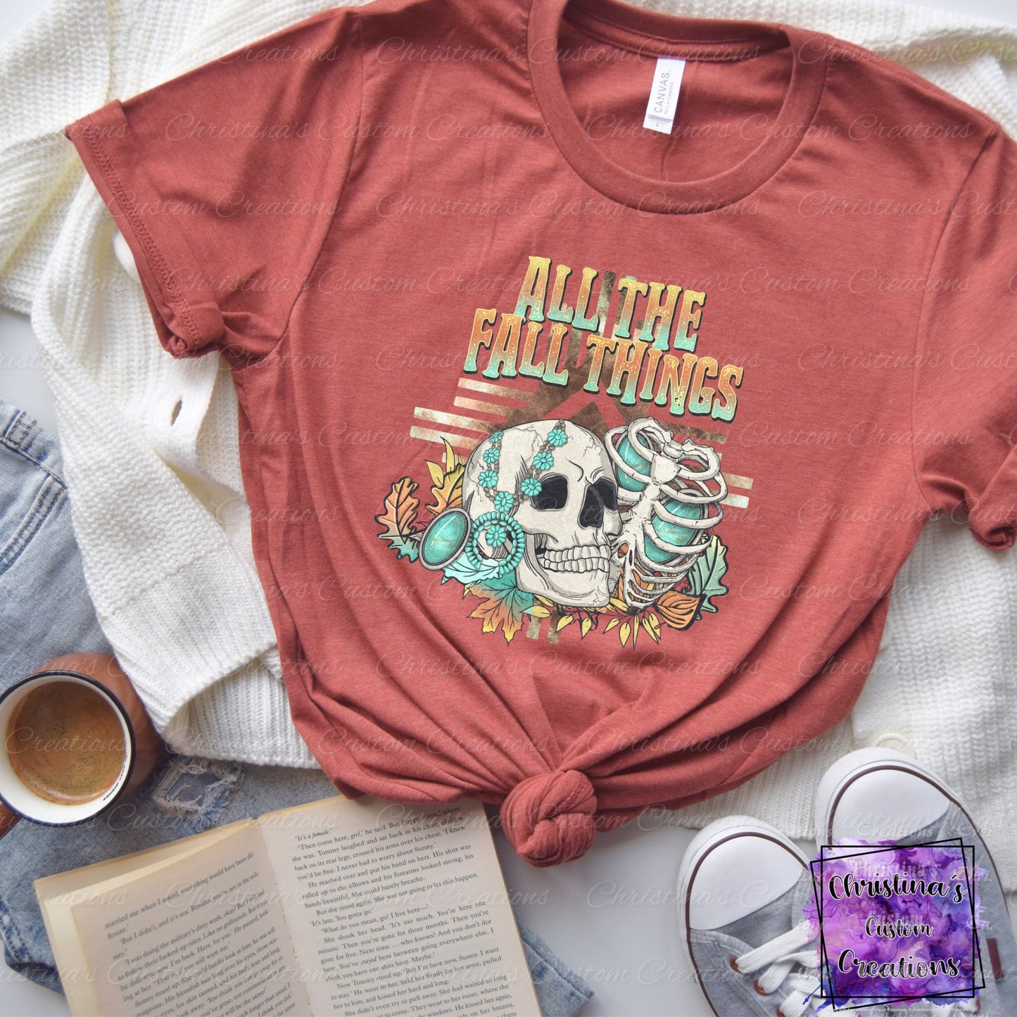 All Of The Fall Things T-Shirt | Trendy Boho Fall Shirt | Fast Shipping | Super Soft Shirts for Men/Women/Kid's