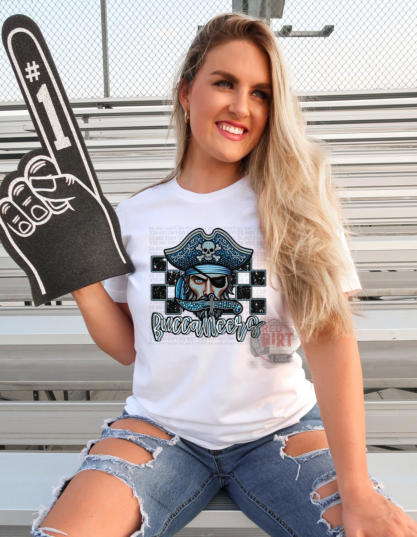 Buccaneers Faux Rhinestone T-Shirt | Trendy School Spirit Shirt | Fast Shipping | Super Soft Shirts for Men/Women/Kid's | Bella Canvas