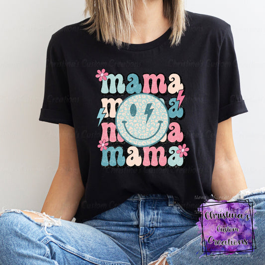 Retro Mama T-Shirt | Trendy Mama Shirt | Fast Shipping | Super Soft Shirts for Women | Gift for Mom