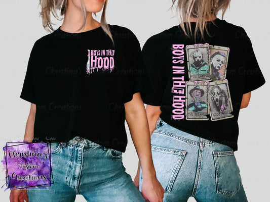 Boys In The Hood T-Shirt | Trendy Halloween Shirt | Horror Characters Shirt | Fast Shipping | Super Soft Shirts for Men/Women/Kid's