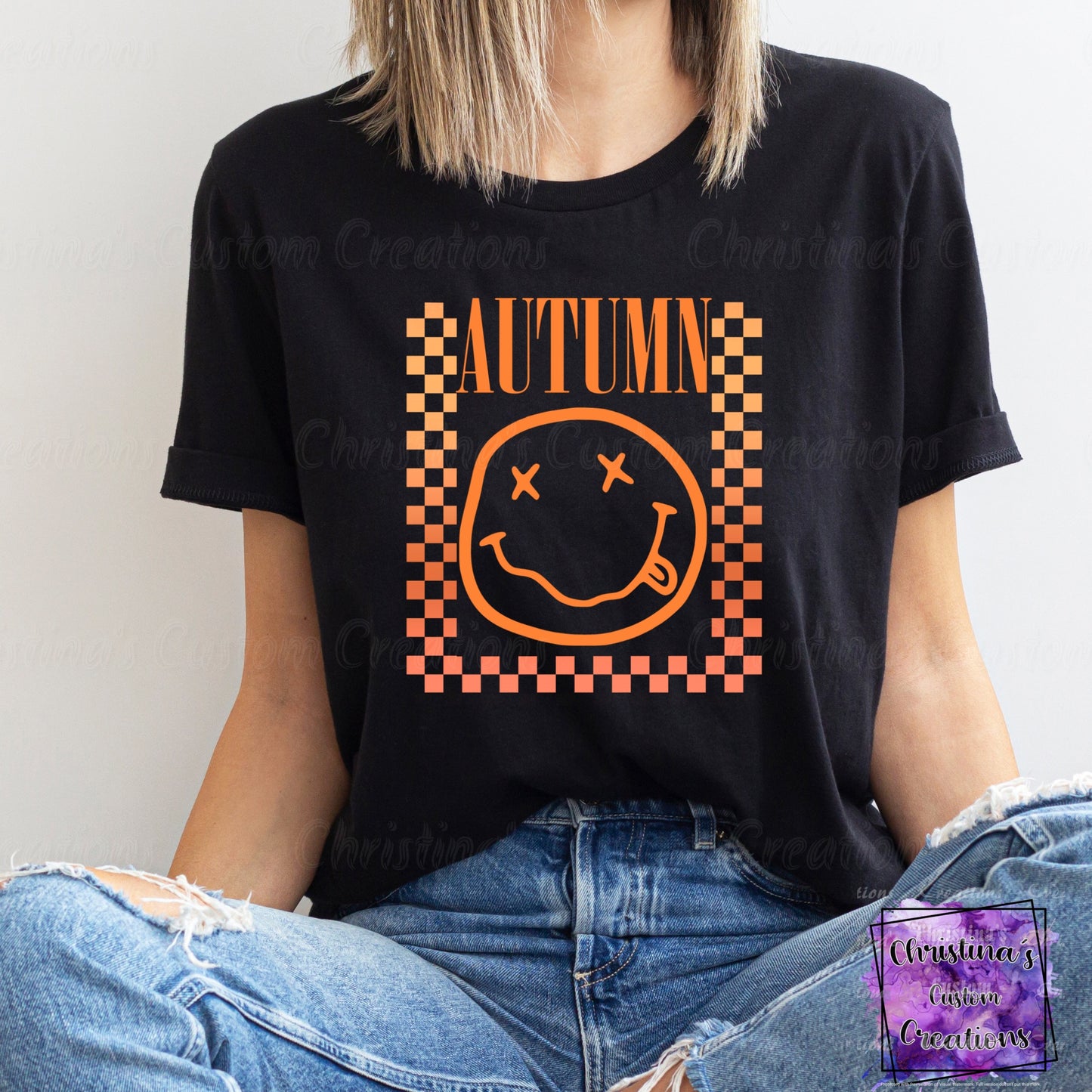 Autumn Smiley T-Shirt | Trendy Autumn/Fall Shirt | Fast Shipping | Super Soft Shirts for Men/Women/Kid's