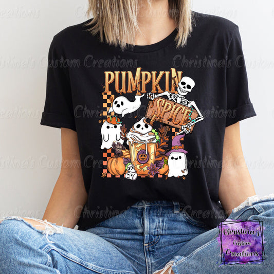 Pumpkin Spice T-Shirt | Trendy Halloween/Fall Shirt | Fast Shipping | Super Soft Shirts for Men/Women/Kid's