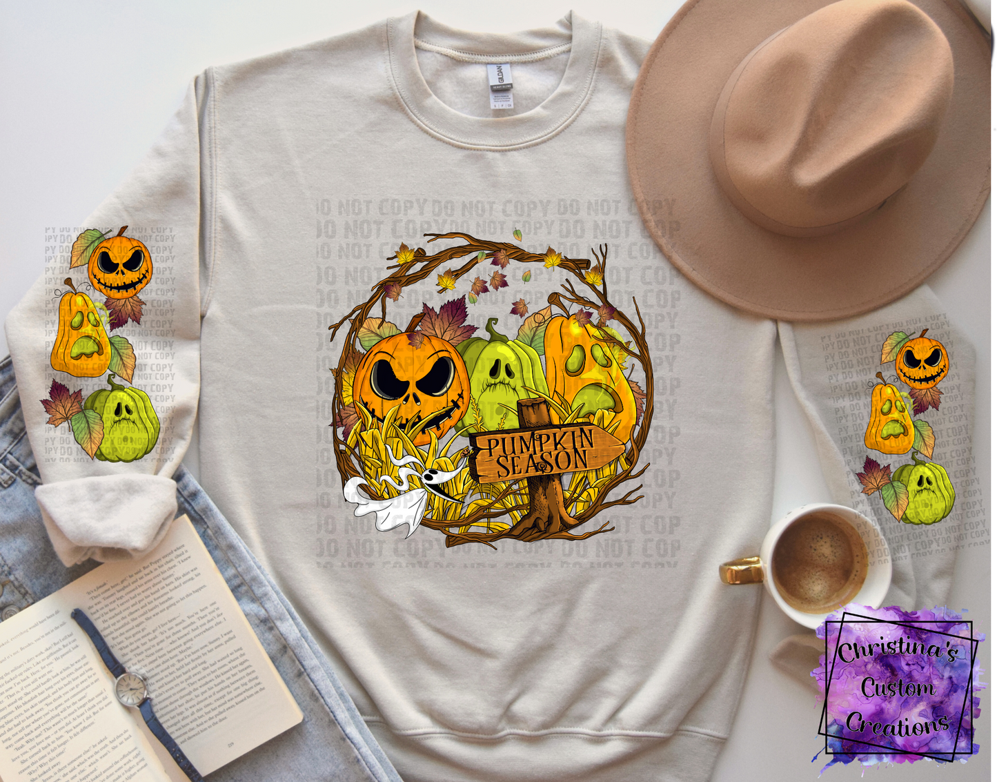 Pumpkin Season Sweat Shirt | Trendy Halloween/Fall Hoodie | Fast Shipping | Super Soft Shirts for Women