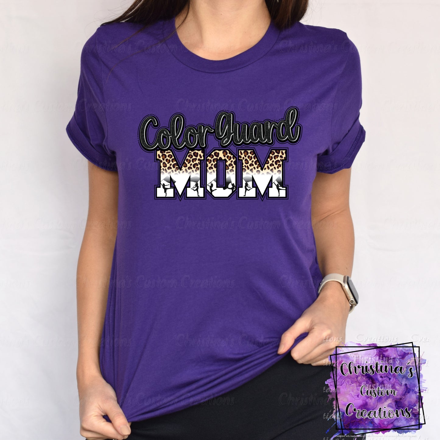 Colorguard Mom T-Shirt | Trendy School Spirit Shirt | Fast Shipping | Super Soft Shirts for Men/Women/Kid's | Bella Canvas