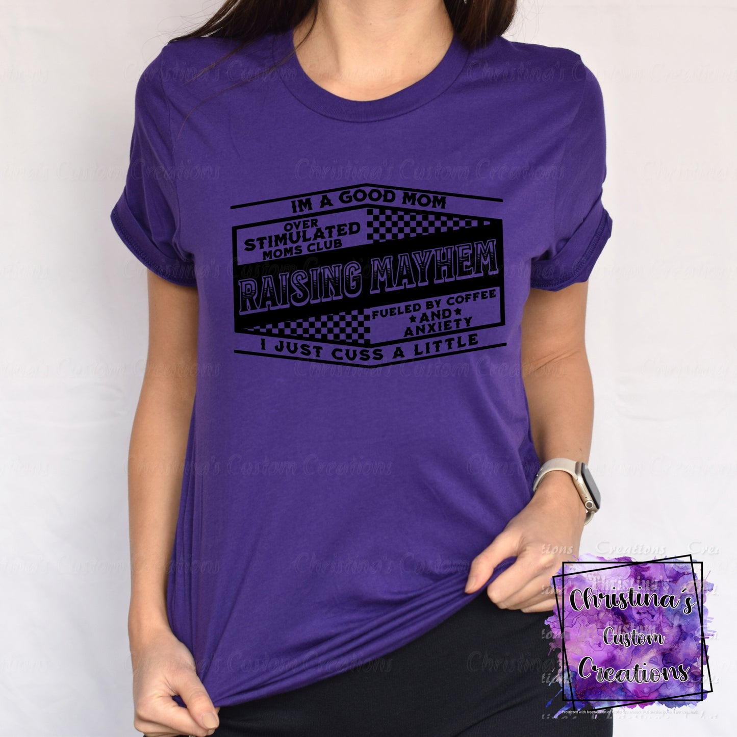 Raising Mayhem T-Shirt | Trendy Mama Shirt | Fast Shipping | Super Soft Shirts for Women | Gift for Mom