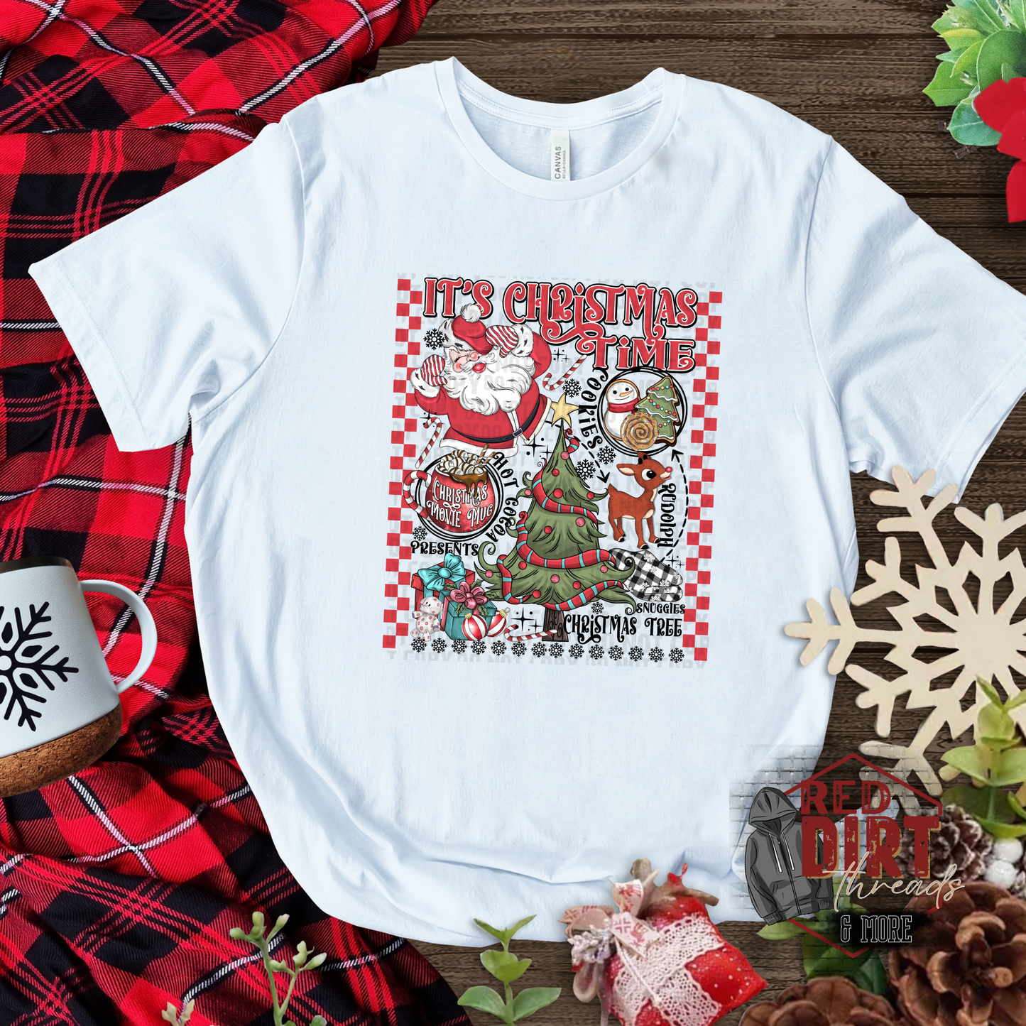 It's Christmas Time T-Shirt | Trendy Christmas Shirt | Fast Shipping | Super Soft Shirts for Women/Kid's