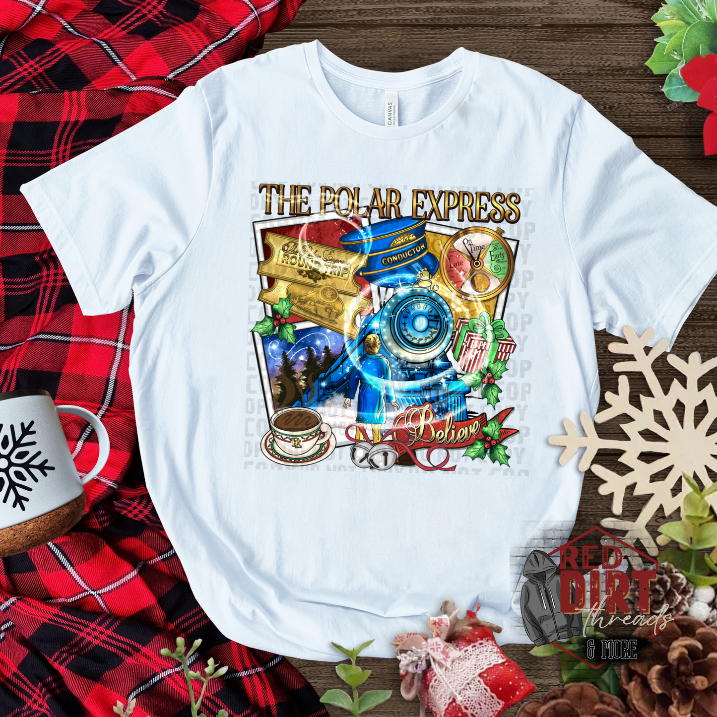 Christmas Train T-Shirt | Trendy Christmas Movie Shirt | Fast Shipping | Super Soft Shirts for Women/Kid's