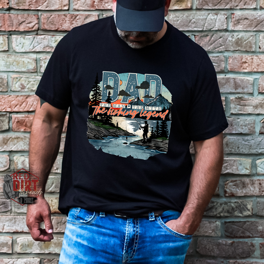 Dad The Man The Myth The Fishing Legend DTF Transfer | Trendy Father's Day DTF Transfer | Ready to Press | High Quality DTF Transfers | Fast Shipping