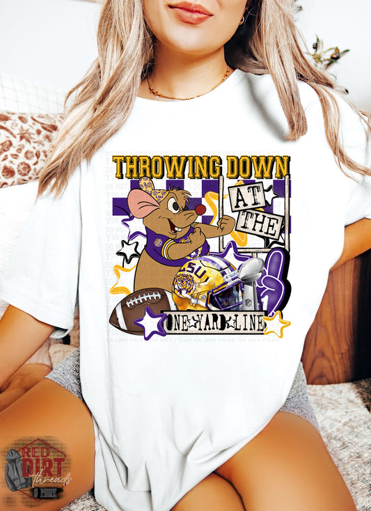 Throwing Down DTF Transfer | Trendy Football DTF Transfer | Ready to Press | High Quality DTF Transfers | Fast Shipping