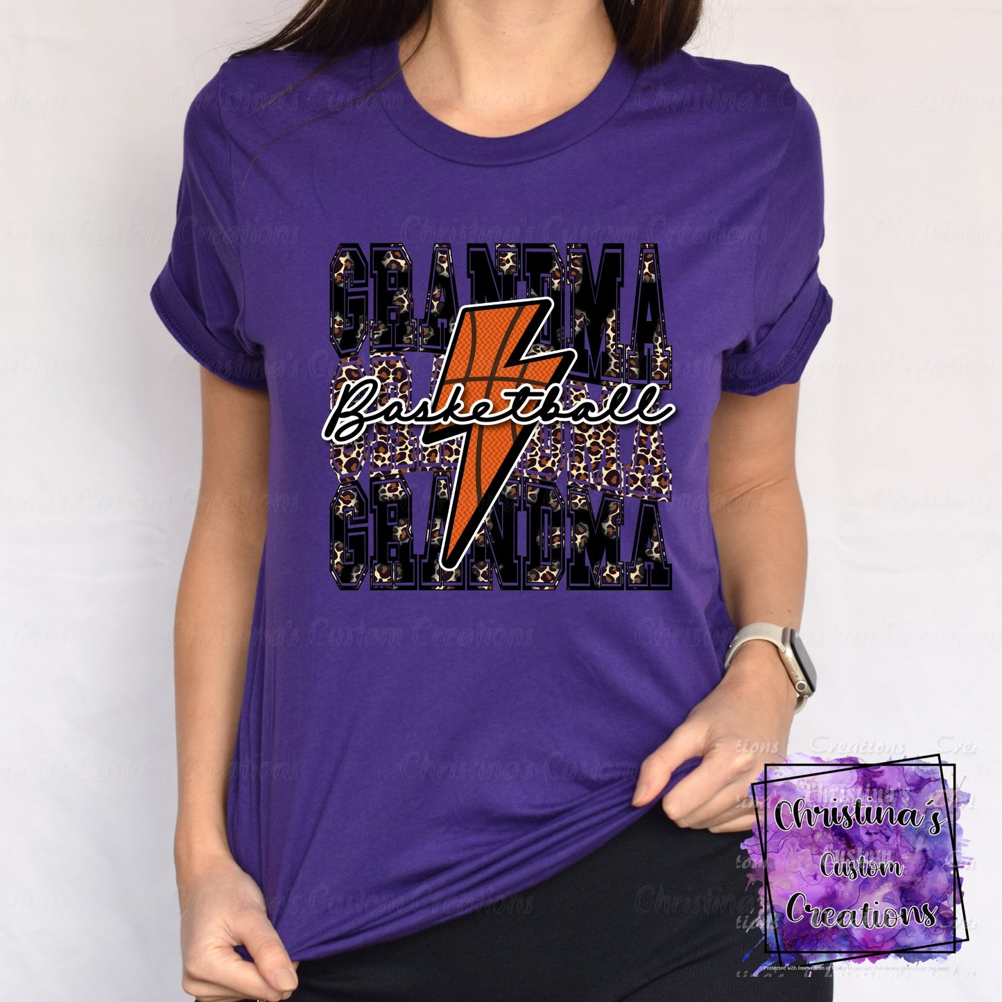 Basketball Grandma T-Shirt | Trendy School Spirit Shirt | Basketball Shirt | Super Soft Shirts for Women | Bella Canvas