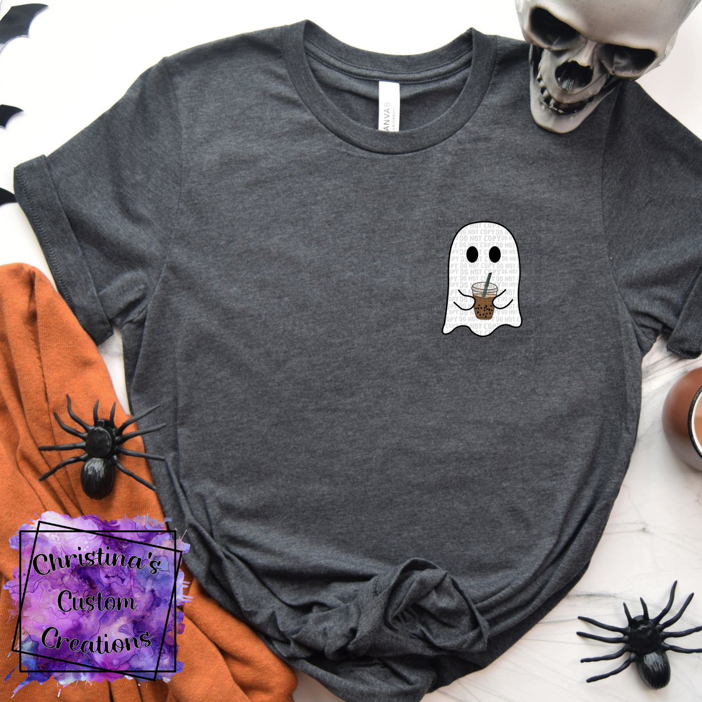 Cute Ghost Pocket T-Shirt | Trendy Halloween Shirt | Fast Shipping | Super Soft Shirts for Men/Women/Kid's