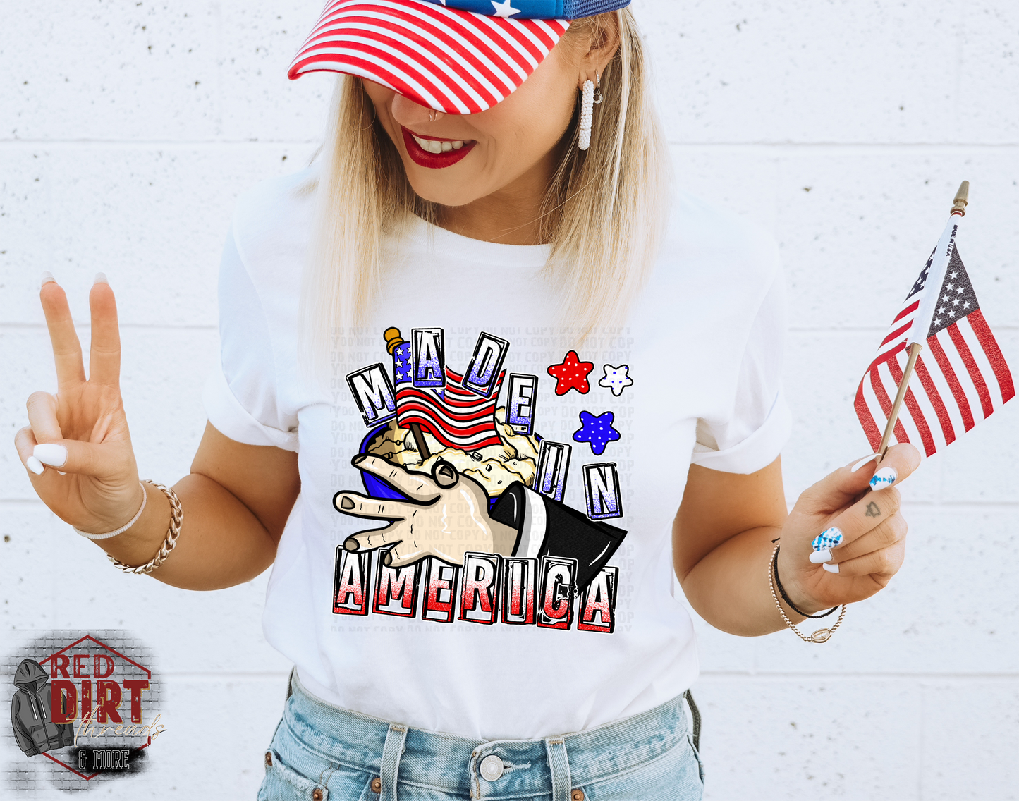 Made is America DTF Transfer | Trendy Fourth of July DTF Transfer | Ready to Press | High Quality DTF Transfers | Fast Shipping