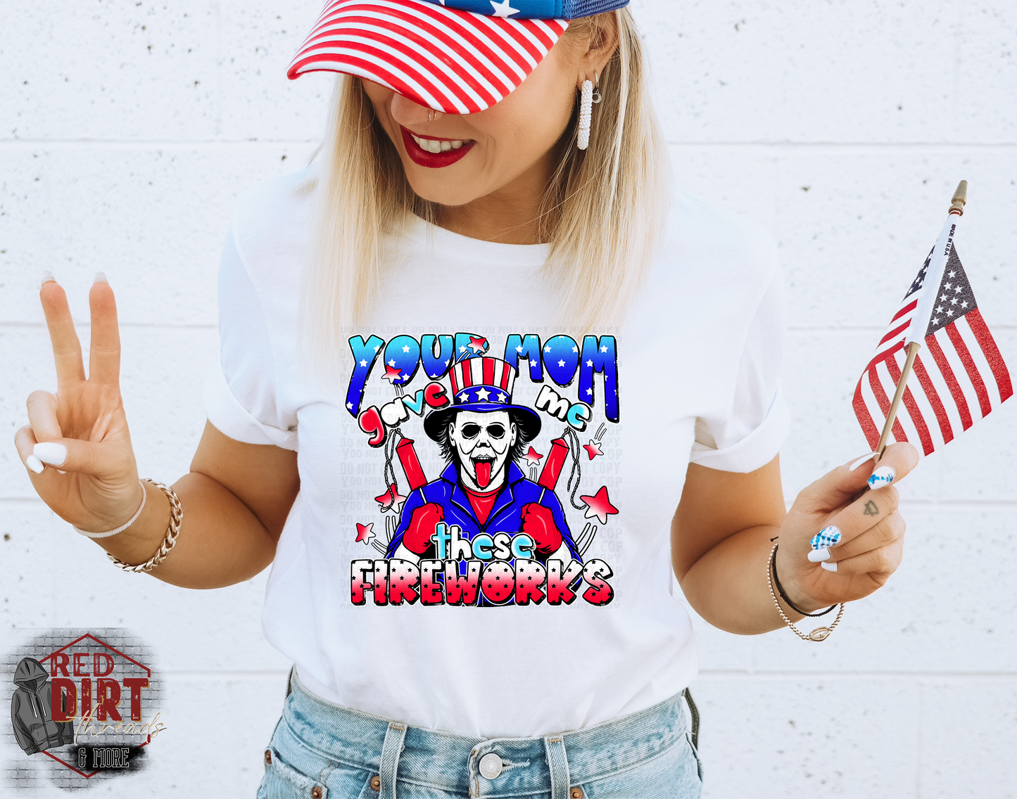 Your Mom Gave Me These Fireworks DTF Transfer | Trendy Fourth of July DTF Transfer | Ready to Press | High Quality DTF Transfers | Fast Shipping