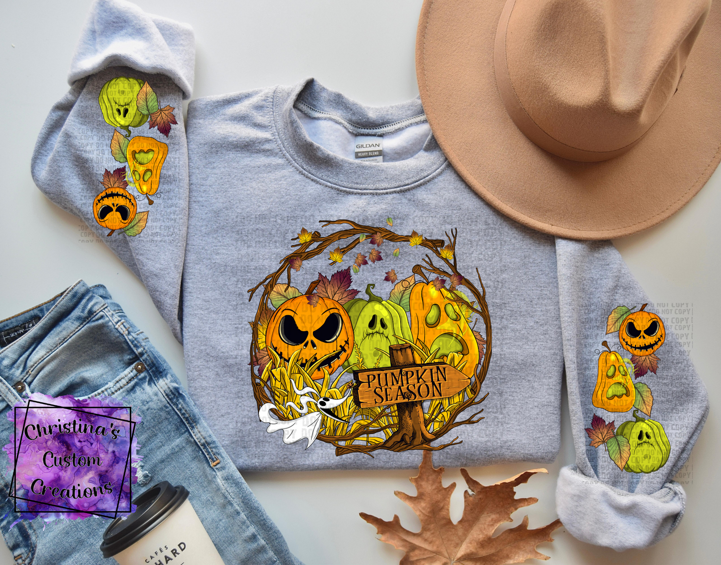 Pumpkin Season Sweat Shirt | Trendy Halloween/Fall Hoodie | Fast Shipping | Super Soft Shirts for Women