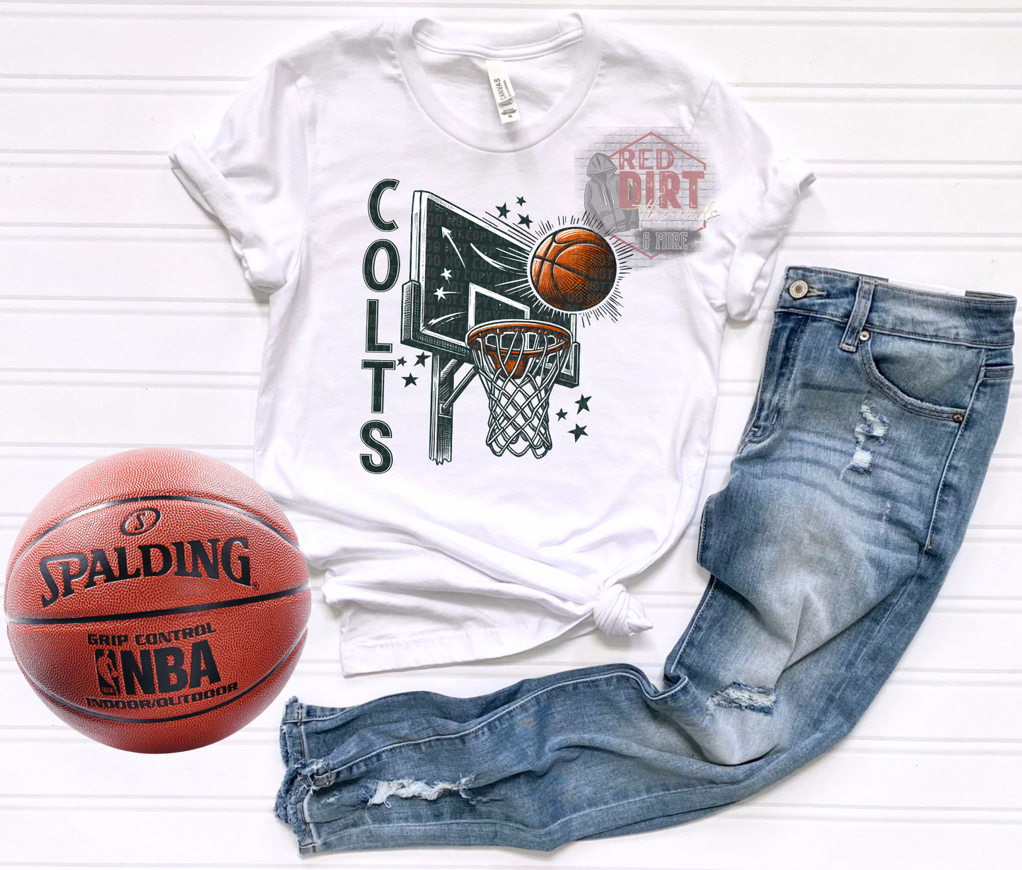 Colts Basketball T-Shirt | Trendy School Spirit Shirt | Fast Shipping | Super Soft Shirts for Men/Women/Kid's | Bella Canvas