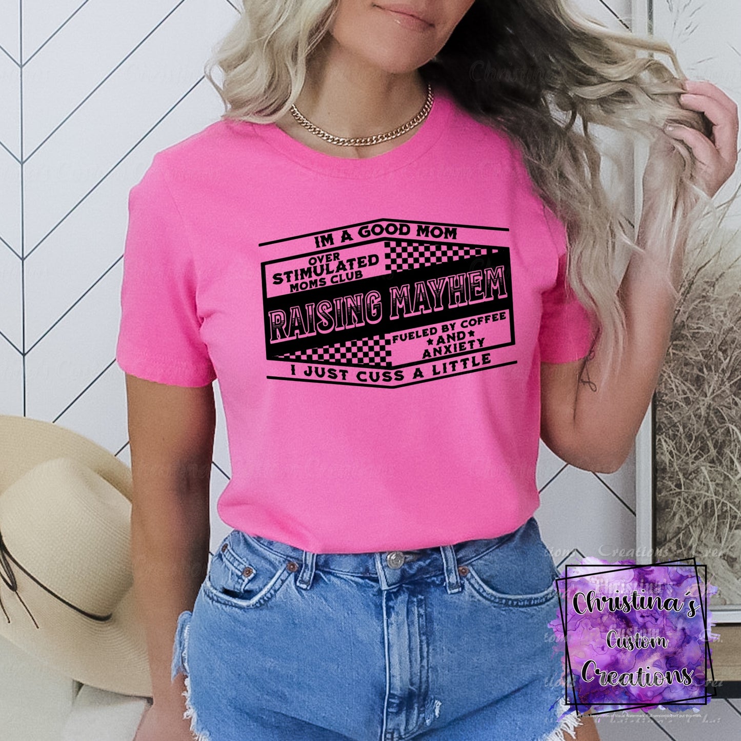Raising Mayhem T-Shirt | Trendy Mama Shirt | Fast Shipping | Super Soft Shirts for Women | Gift for Mom