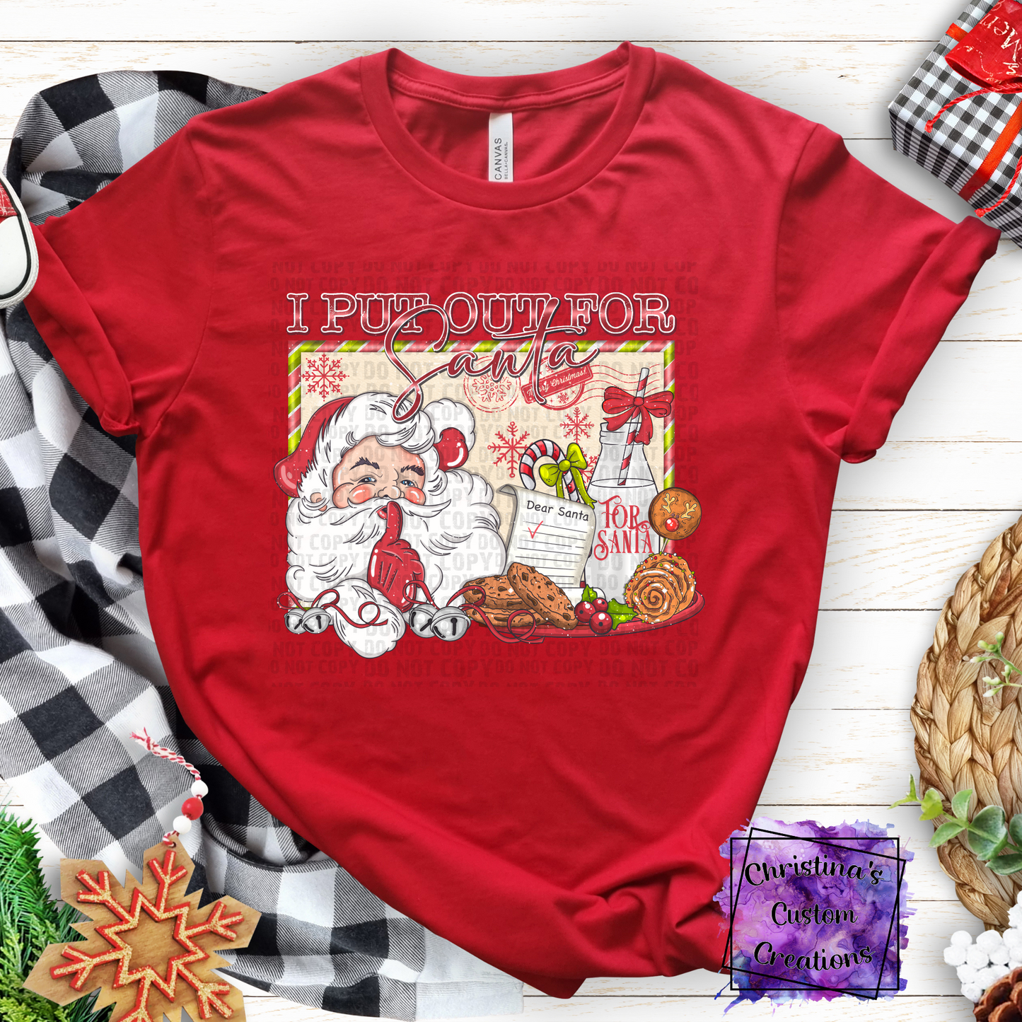 I Put Out For Santa T-Shirt | Funny Christmas Shirt | Fast Shipping | Super Soft Shirts for Women/Kid's