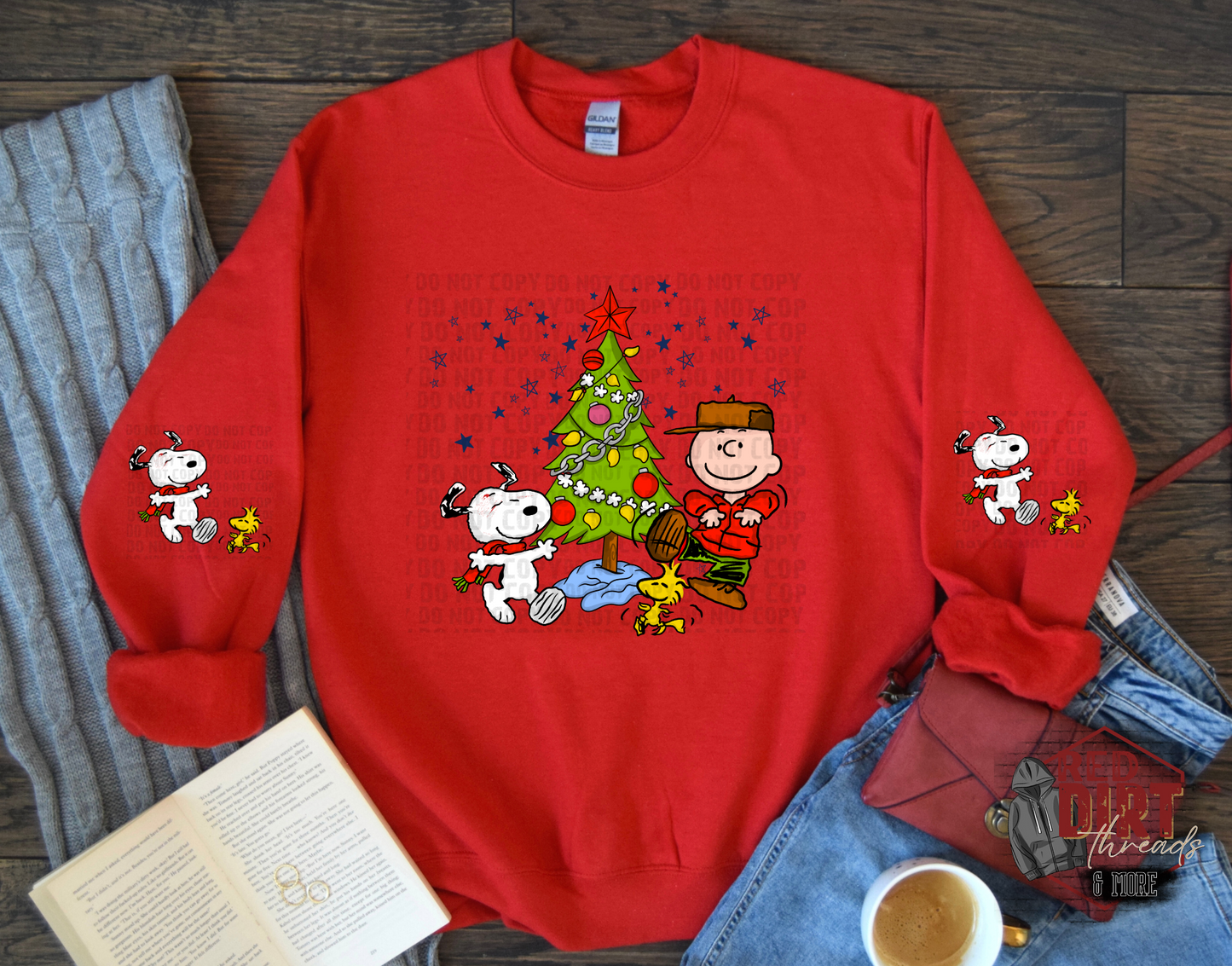 CB Christmas Sweat Shirt | Trendy Christmas Hoodie with Sleeves | Fast Shipping | Super Soft Shirts for Women