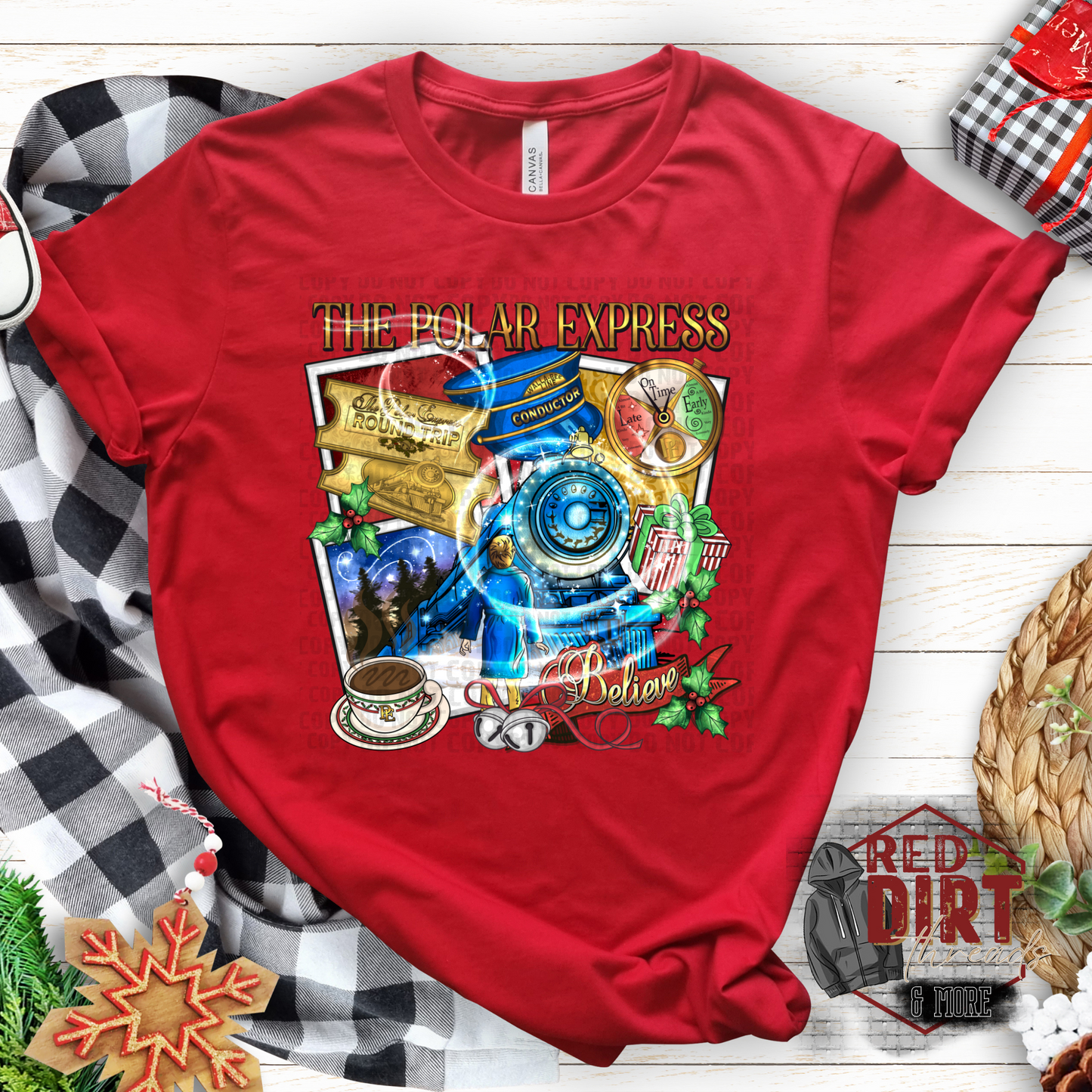 Christmas Train T-Shirt | Trendy Christmas Movie Shirt | Fast Shipping | Super Soft Shirts for Women/Kid's