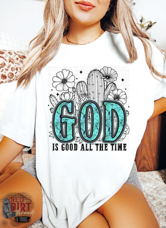 God is Good All The Time DTF Transfer | Trendy Religious DTF Transfer | Ready to Press | High Quality DTF Transfers | Fast Shipping