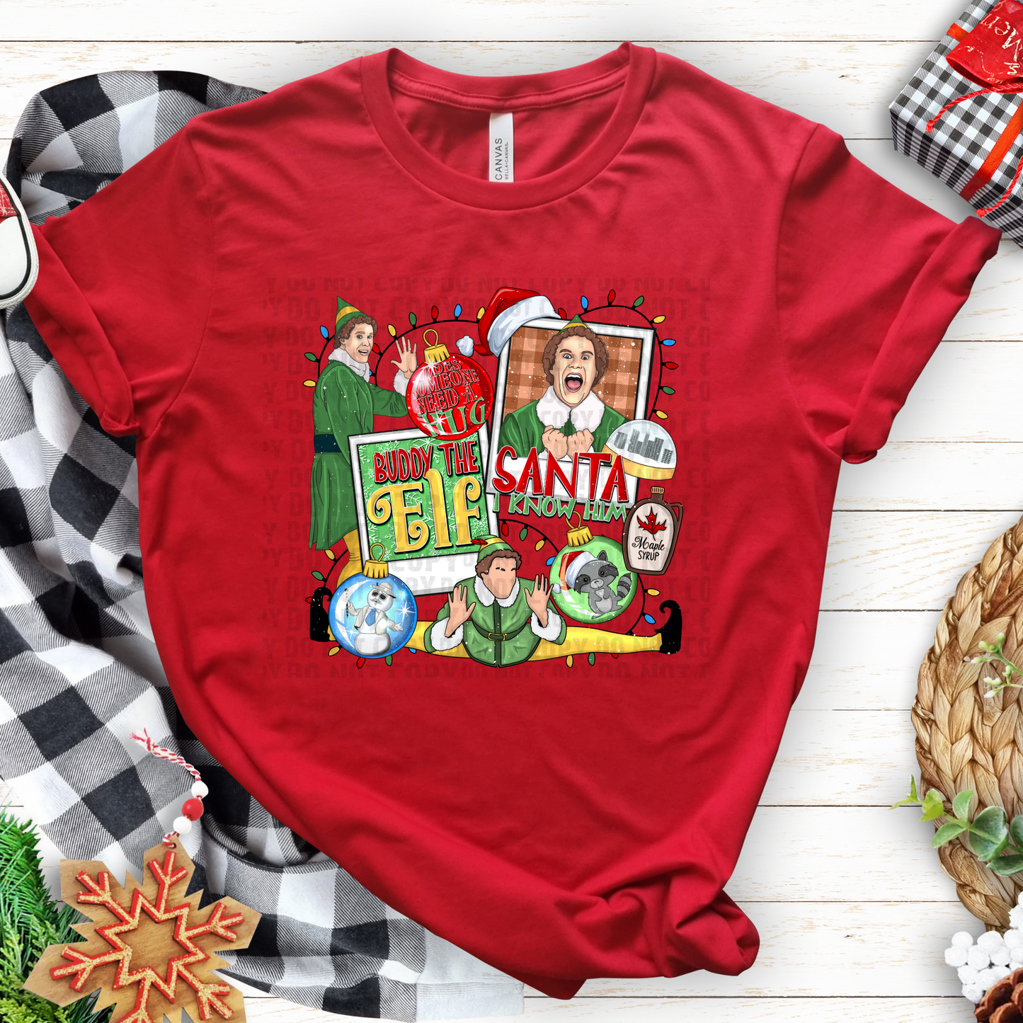 Buddy Christmas T-Shirt | Trendy Christmas Shirt | Fast Shipping | Super Soft Shirts for Women/Kid's