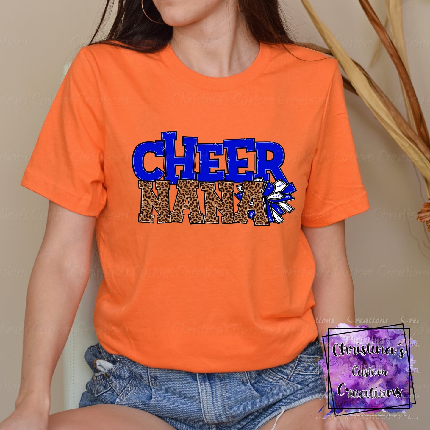 Blue Cheer Nana T-Shirt | Trendy School Spirit Shirt | Fast Shipping | Super Soft Shirts for Men/Women/Kid's | Bella Canvas