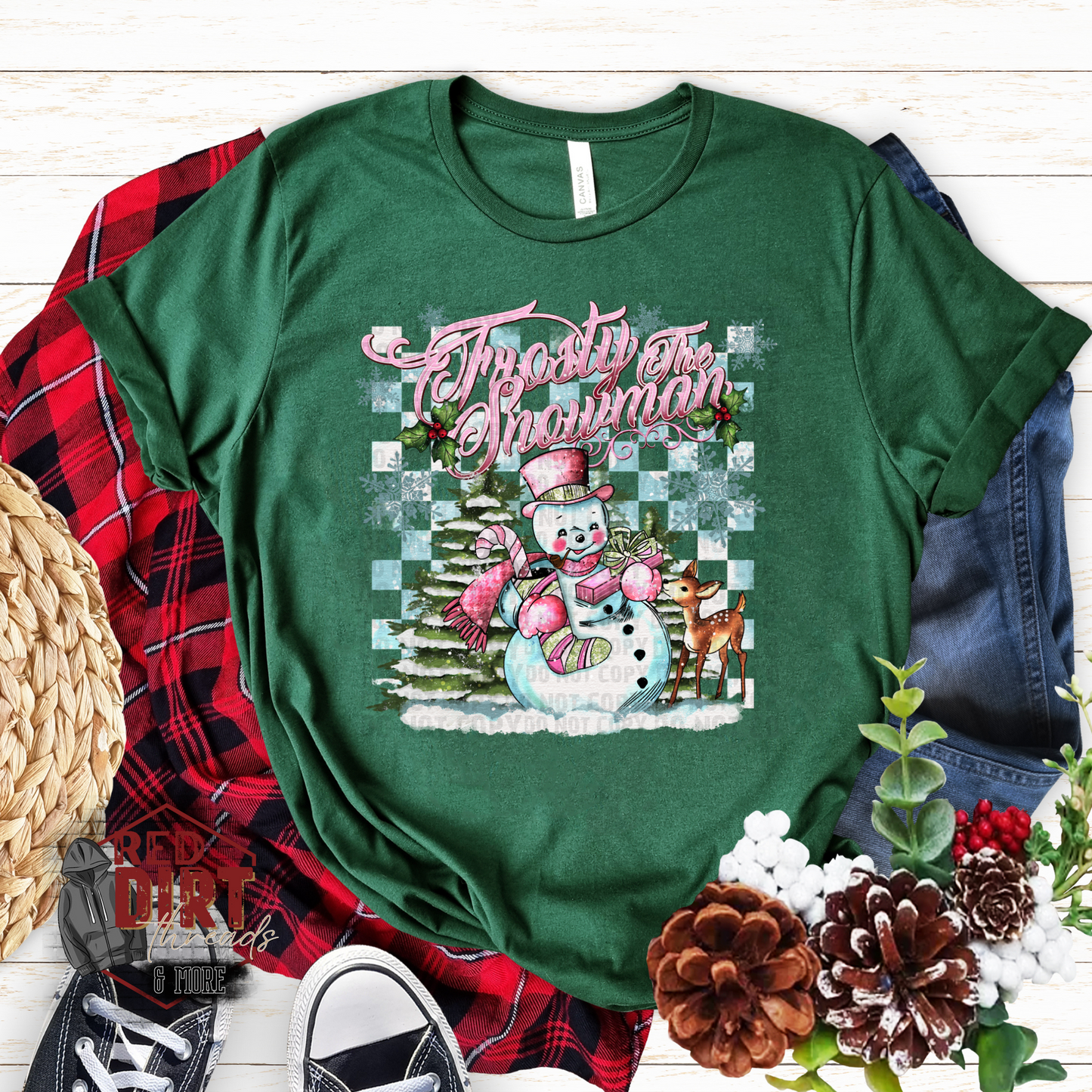 Snowman T-Shirt | Trendy Christmas Shirt | Fast Shipping | Super Soft Shirts for Women/Kid's