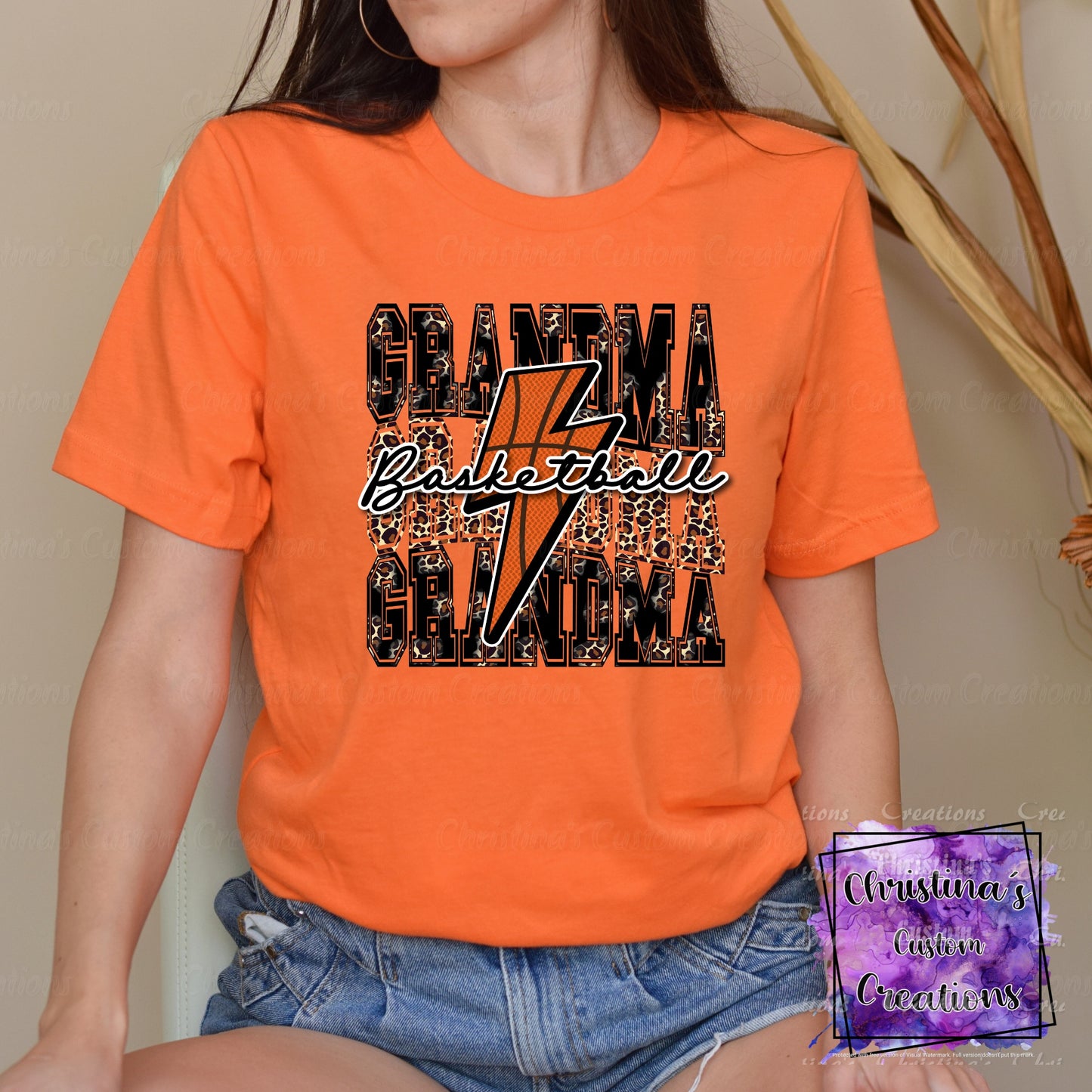 Basketball Grandma T-Shirt | Trendy School Spirit Shirt | Basketball Shirt | Super Soft Shirts for Women | Bella Canvas