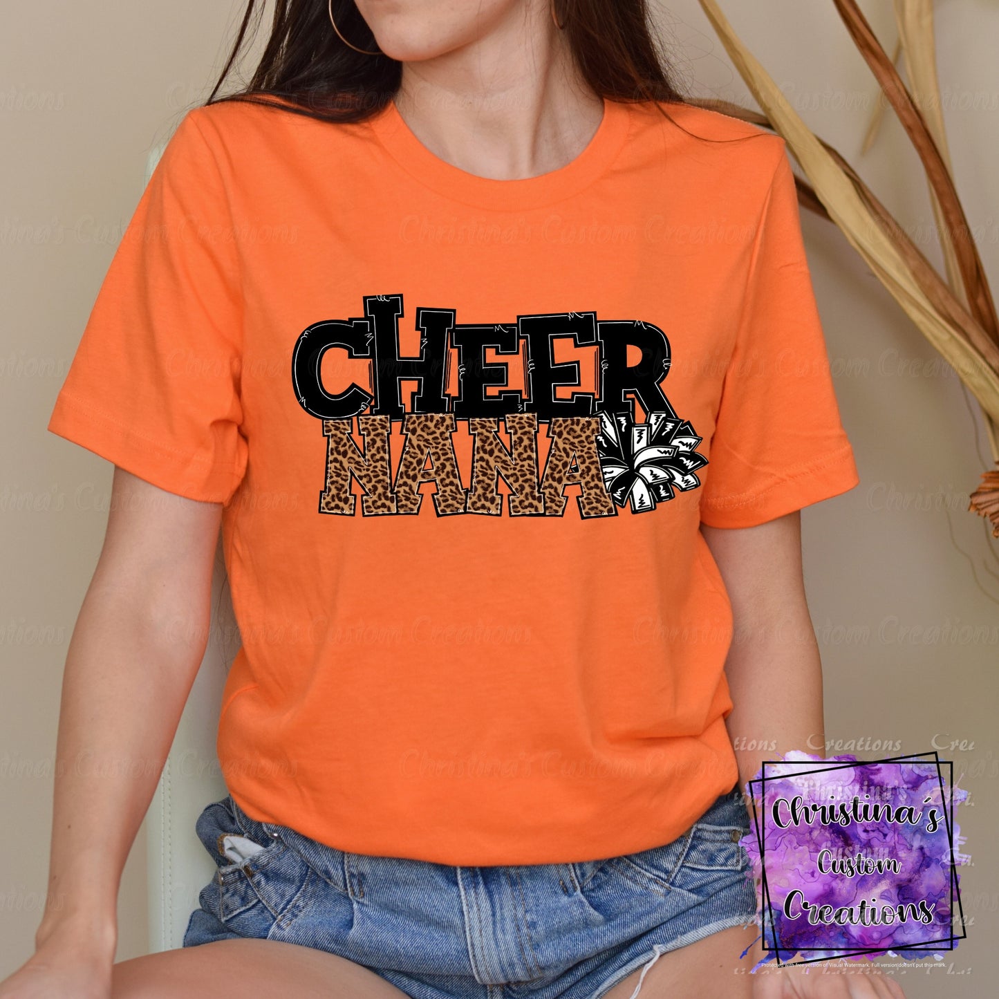 Cheer Nana T-Shirt | Trendy School Spirit Shirt | Fast Shipping | Super Soft Shirts for Men/Women/Kid's | Bella Canvas