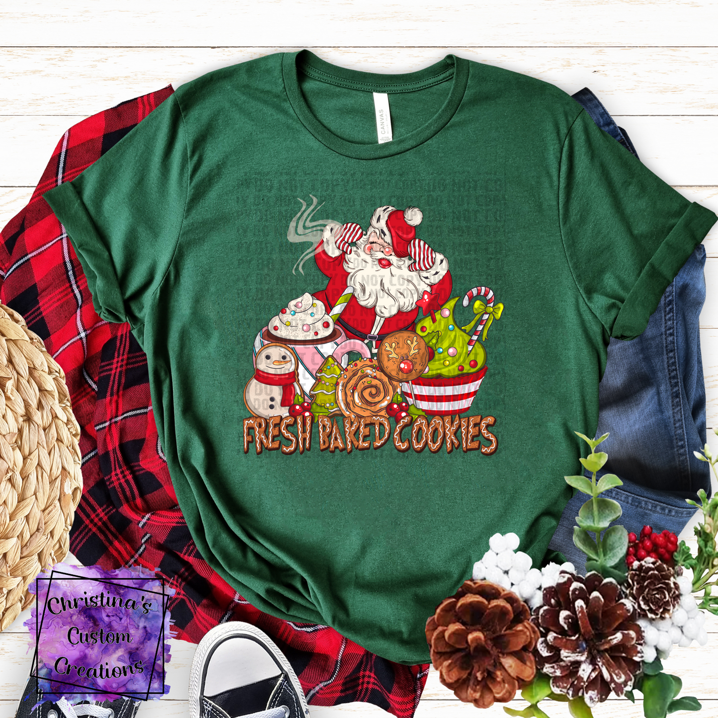 Fresh Baked Cookies T-Shirt | Trendy Christmas Shirt | Fast Shipping | Super Soft Shirts for Men/Women/Kid's