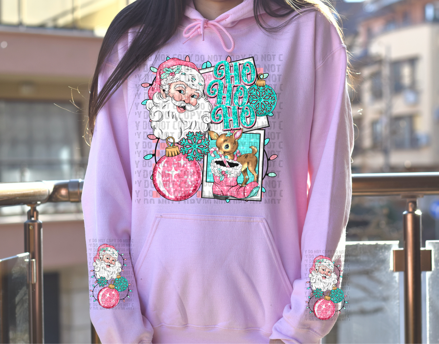 Ho Ho Ho Sweat Shirt | Trendy Christmas Hoodie with Sleeves | Does Anyone Need A Hug? | Fast Shipping | Super Soft Shirts for Women