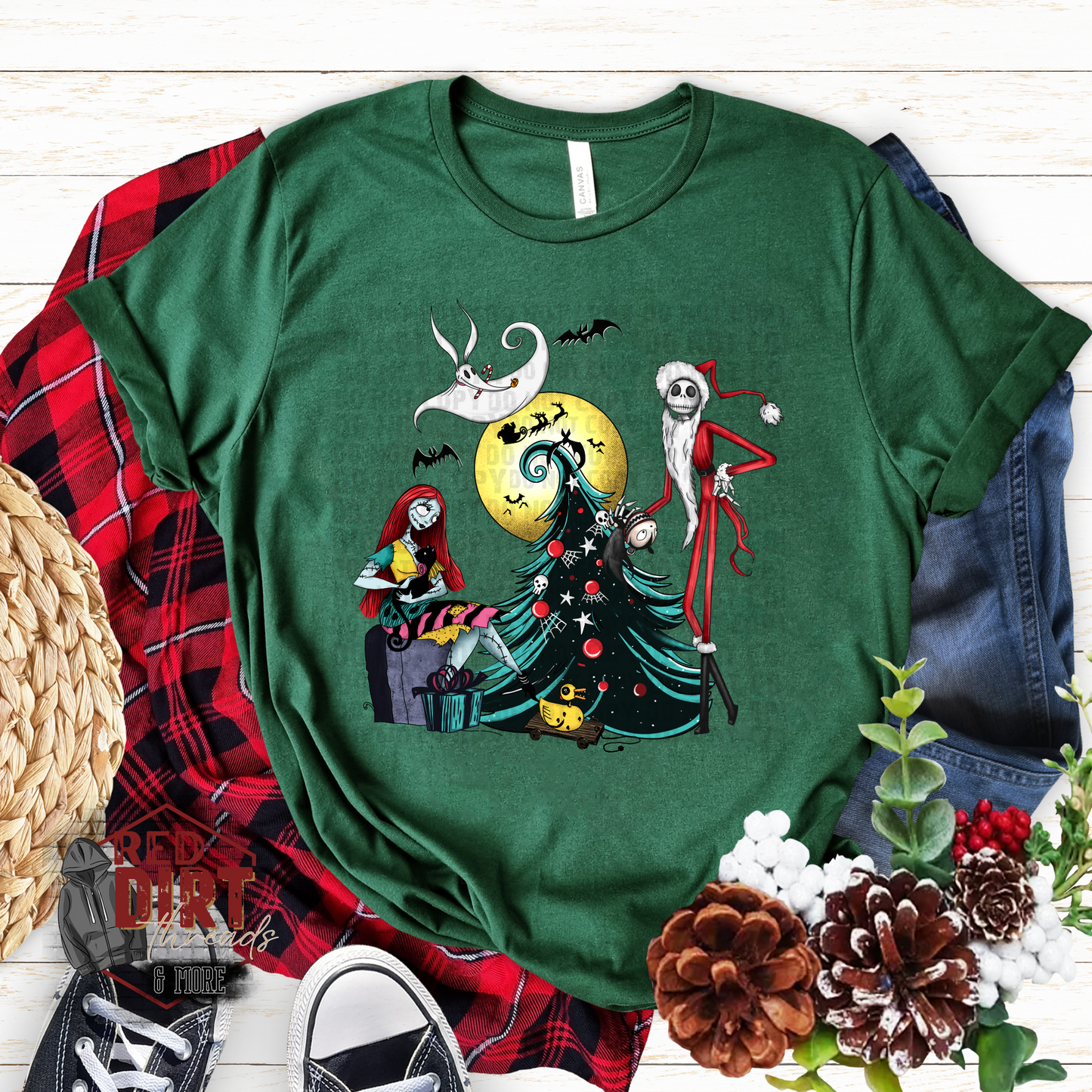 Jack and Sally T-Shirt |Trendy Christmas Movie Shirt | Fast Shipping | Super Soft Shirts for Women/Kid's