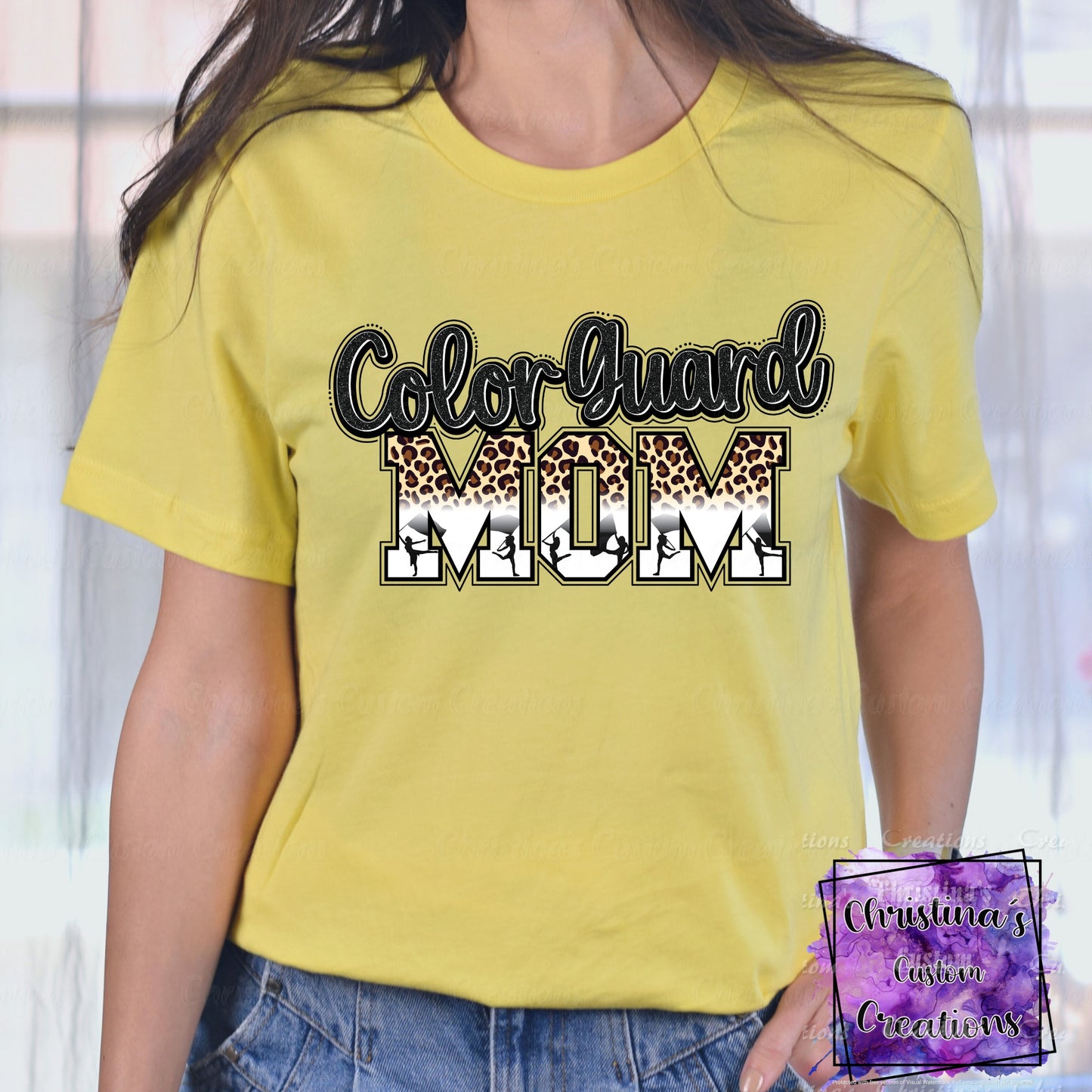 Colorguard Mom T-Shirt | Trendy School Spirit Shirt | Fast Shipping | Super Soft Shirts for Men/Women/Kid's | Bella Canvas