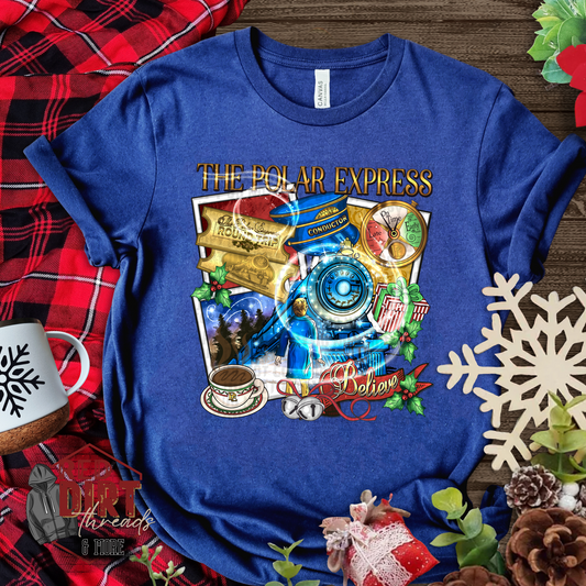 Christmas Train T-Shirt | Trendy Christmas Movie Shirt | Fast Shipping | Super Soft Shirts for Women/Kid's
