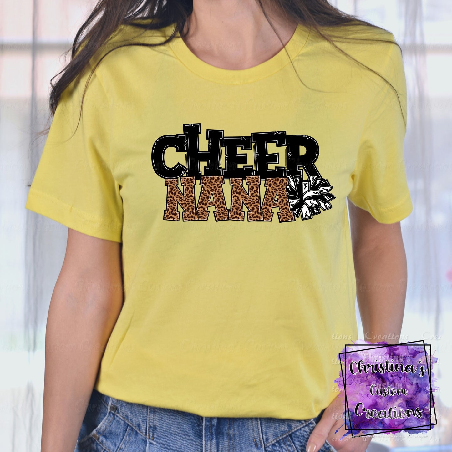 Cheer Nana T-Shirt | Trendy School Spirit Shirt | Fast Shipping | Super Soft Shirts for Men/Women/Kid's | Bella Canvas