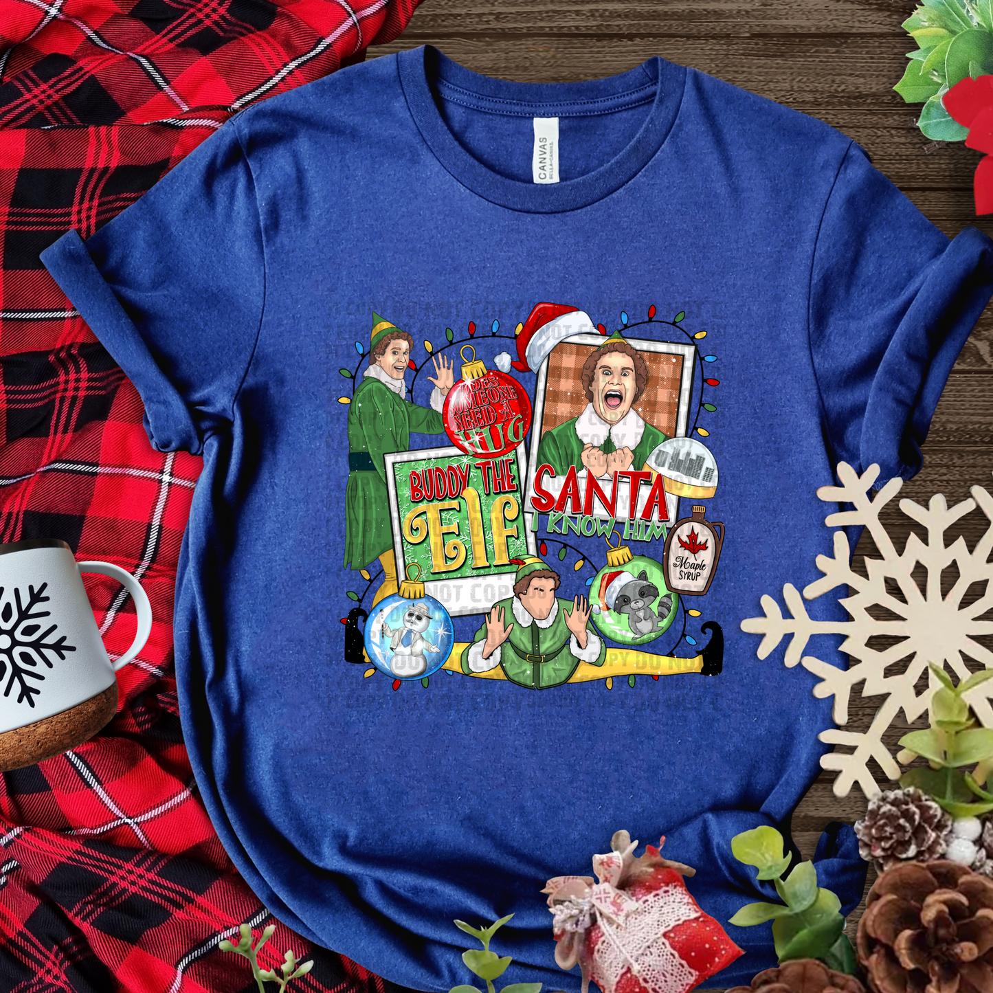Buddy Christmas T-Shirt | Trendy Christmas Shirt | Fast Shipping | Super Soft Shirts for Women/Kid's
