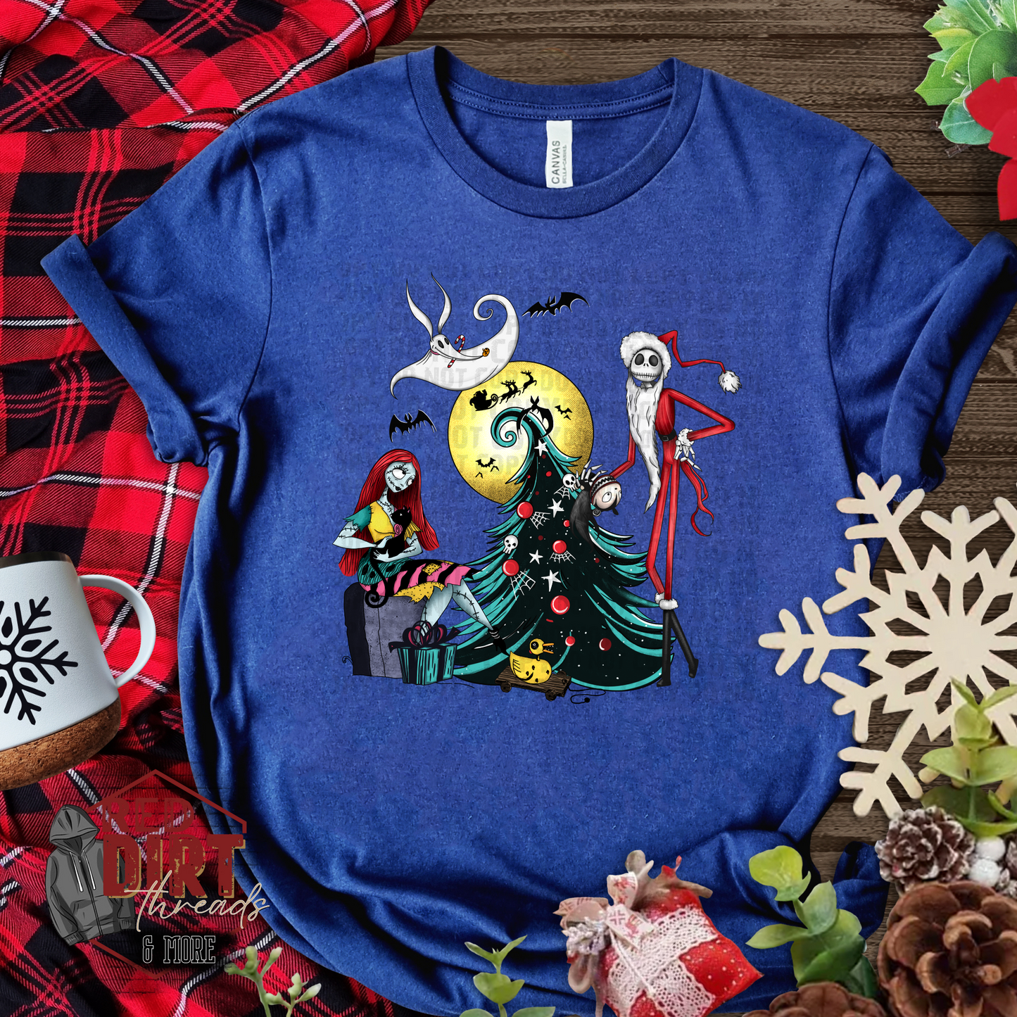 Jack and Sally T-Shirt |Trendy Christmas Movie Shirt | Fast Shipping | Super Soft Shirts for Women/Kid's