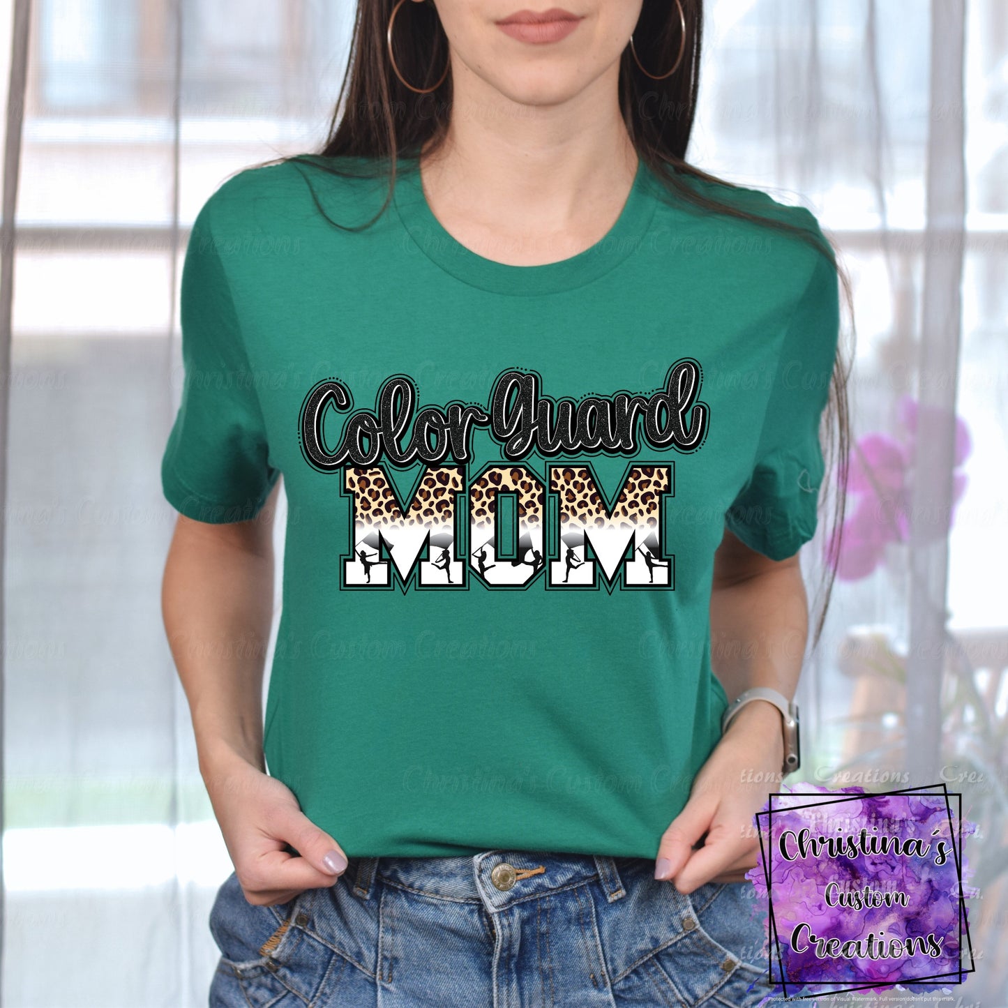 Colorguard Mom T-Shirt | Trendy School Spirit Shirt | Fast Shipping | Super Soft Shirts for Men/Women/Kid's | Bella Canvas